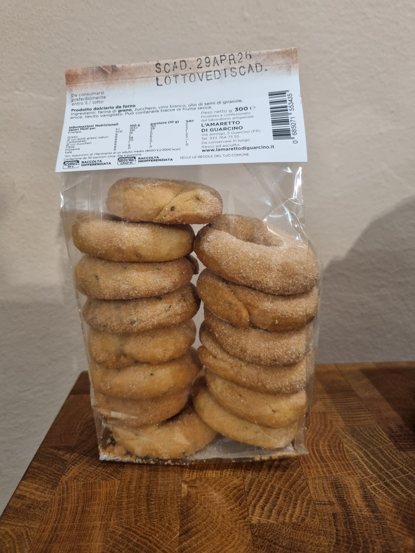 Ciambelle al Vino e Anice