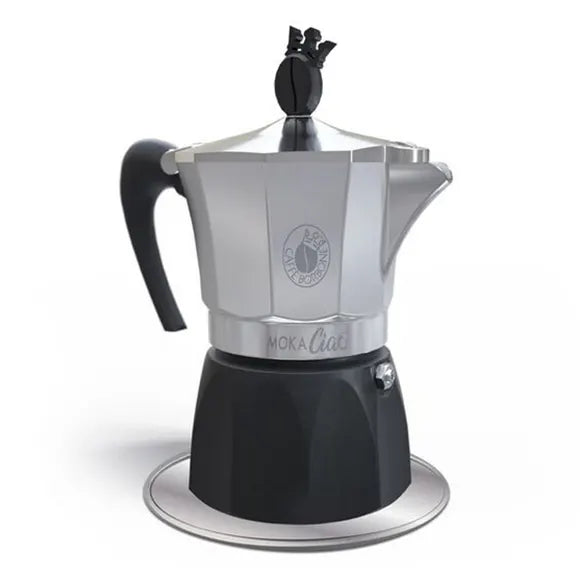 MokaCiao Caffettiera Da 3 Tazze con 15 Cialde Omaggio