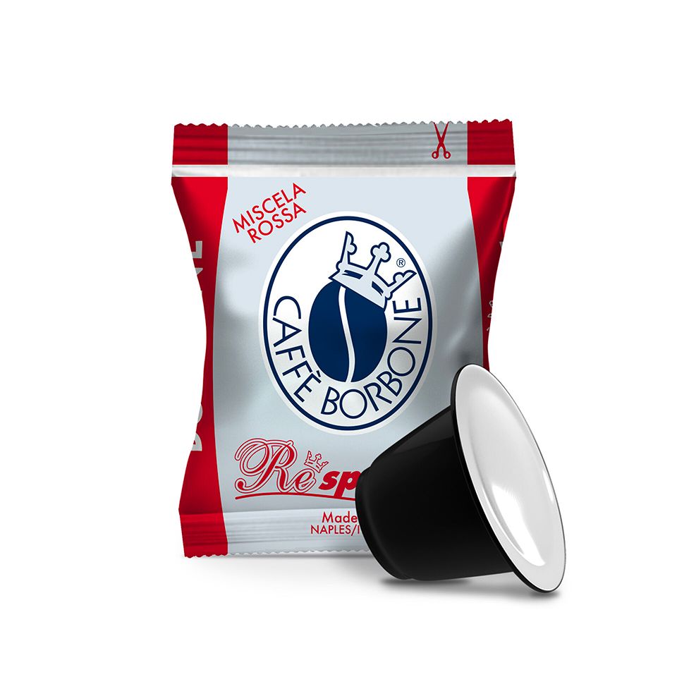 Capsule REespresso Caffè Borbone Miscela Rossa Compatibili Nespresso 100 Capsule