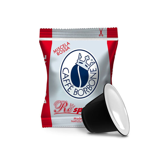 Capsule REespresso Caffè Borbone Miscela Rossa Compatibili Nespresso 100 Capsule