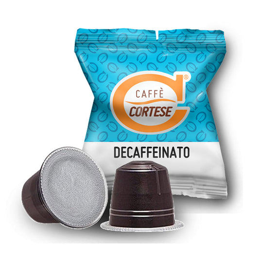 Caffè Cortese Miscela Decaffeinato Compatibili Nespresso 100 Capsule
