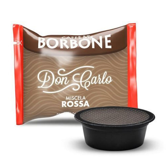 Capsule Don Carlo Caffè Borbone Miscela Rossa Compatibili A Modo Mio 100 Capsule