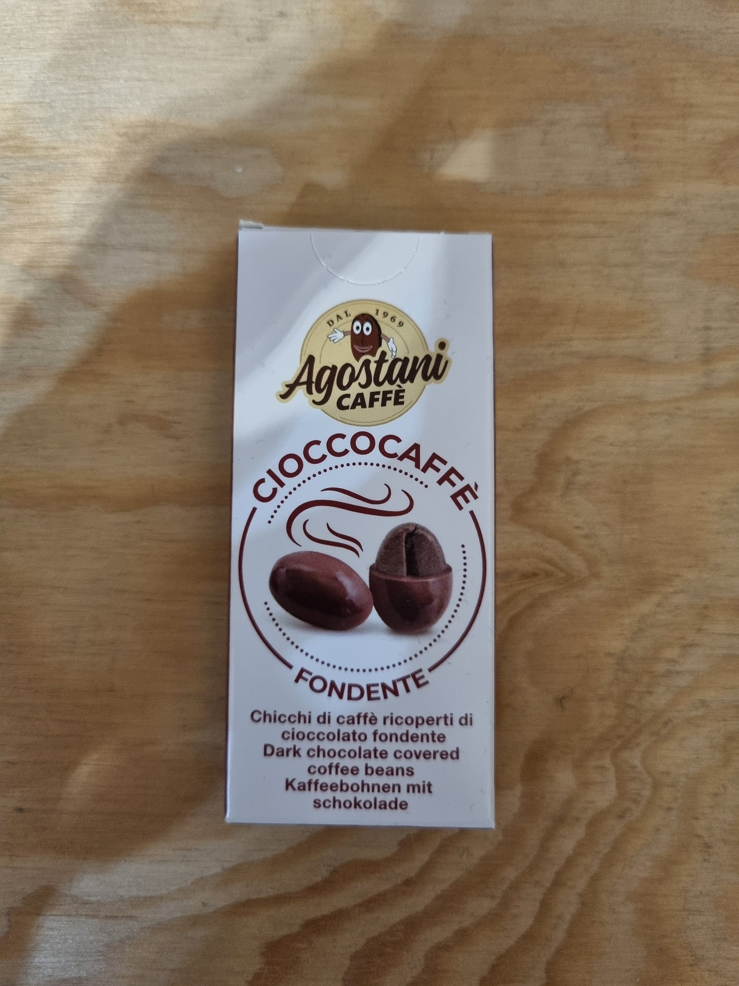 Chicchi di Caffè ricoperti da Cioccolato Fondente 25g