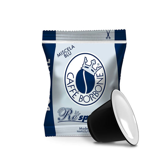 Capsule REespresso Caffè Borbone Miscela Blu Compatibili Nespresso 100 Capsule