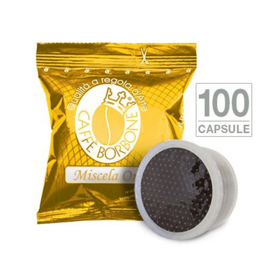 Capsule Caffè Borbone Miscela Oro Compatibili Lavazza Espresso Point 100 Capsule