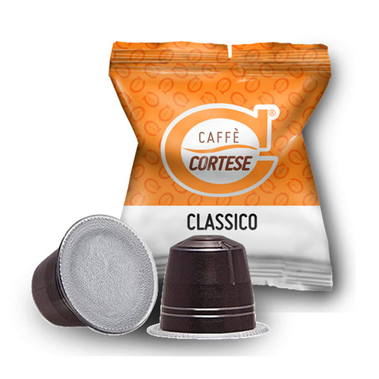 Caffè Cortese Miscela Classico Compatibili Nespresso 100 Capsule