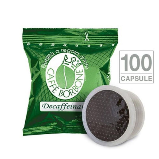 Capsule Caffè Borbone Miscela Decaffeinato Compatibili Lavazza Espresso Point 100 Capsule