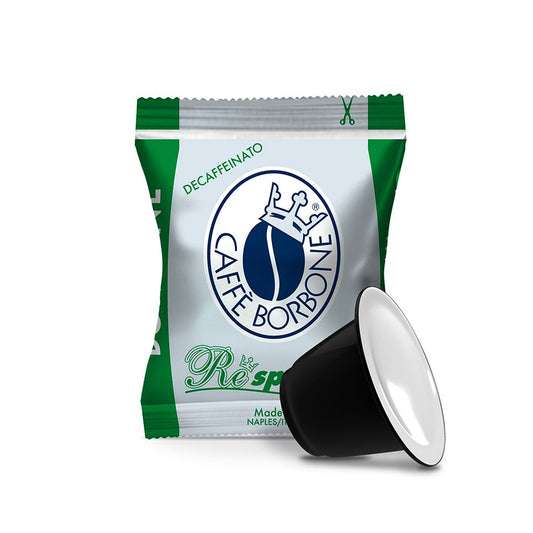 Capsule REespresso Caffè Borbone Miscela Decaffeinato Compatibili Nespresso 100 Capsule
