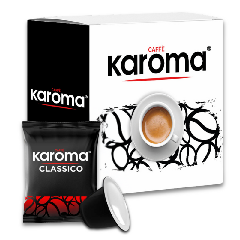 Caffè Karoma Miscela Classica Compatibili Nespresso 100 Capsule