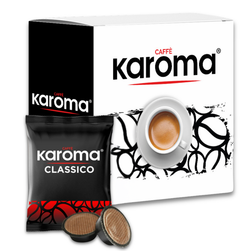 Caffè Karoma Miscela Classico Compatibili A Modo Mio 100 Cialde