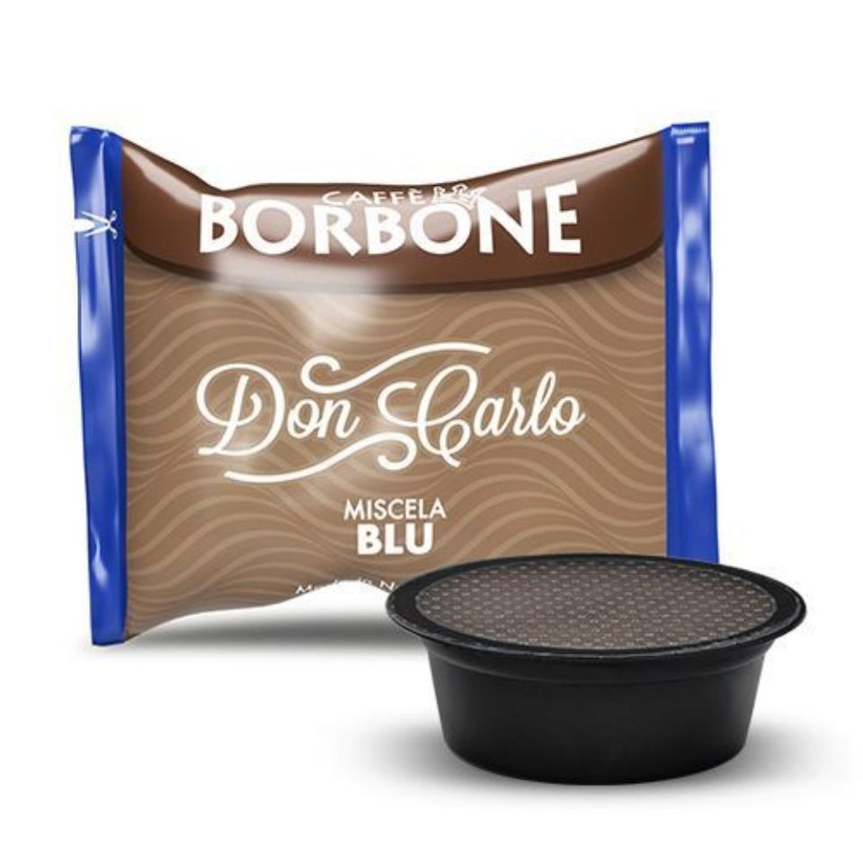 Capsule Don Carlo Caffè Borbone Miscela Blu Compatibili A Modo Mio 100 Capsule
