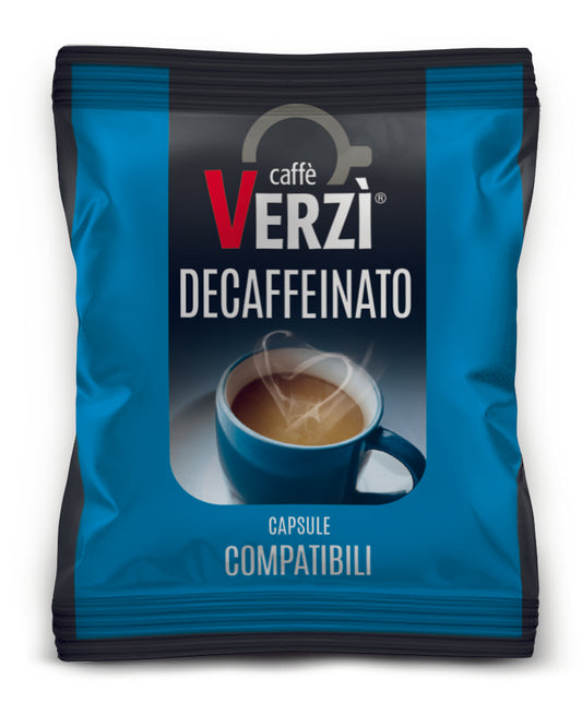 Capsule Caffè Verzì Miscela Decaffeinato Compatibili A Modo Mio 100 Capsule