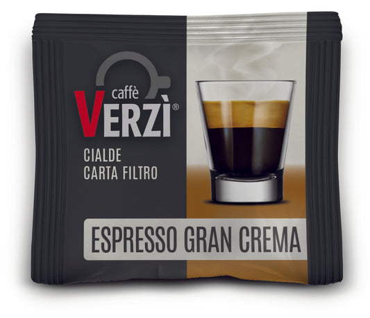 Caffè Verzì Cialda ESE 44 mm Miscela Espresso Gran Crema 150 Cialde