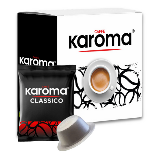 Caffè Karoma Miscela Classico Compatibili Bialetti 100 Cialde