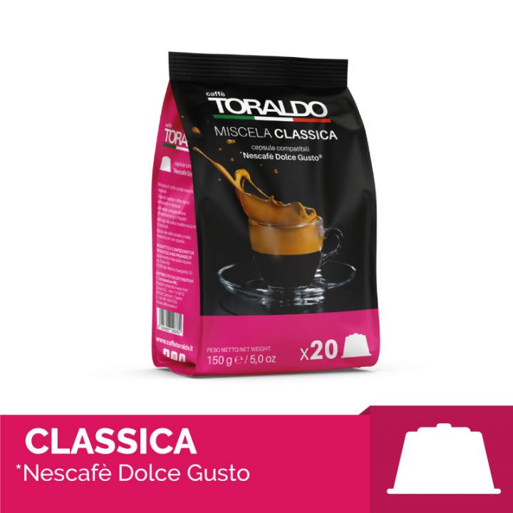 Capsule Caffè Toraldo Miscela Classica Compatibili Dolce Gusto