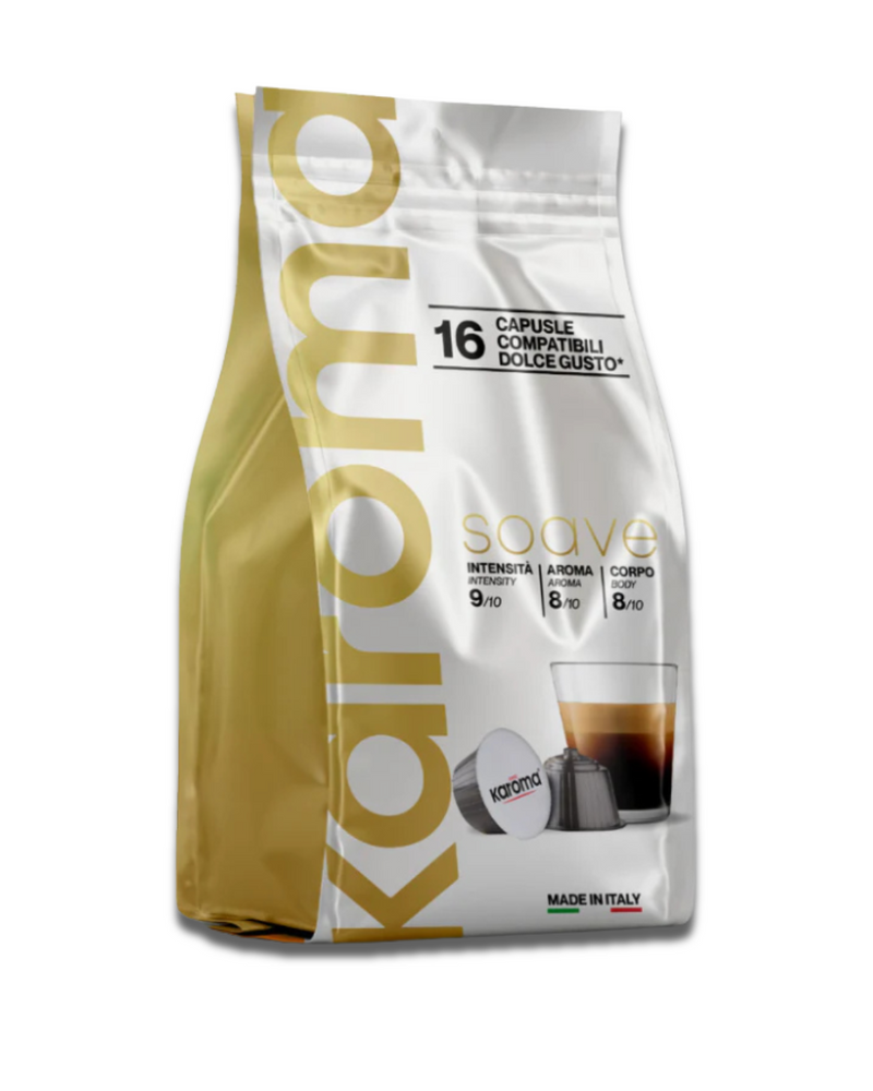 Caffe Karoma Miscela Soave Compatibili Dolce Gusto 96 Capsule
